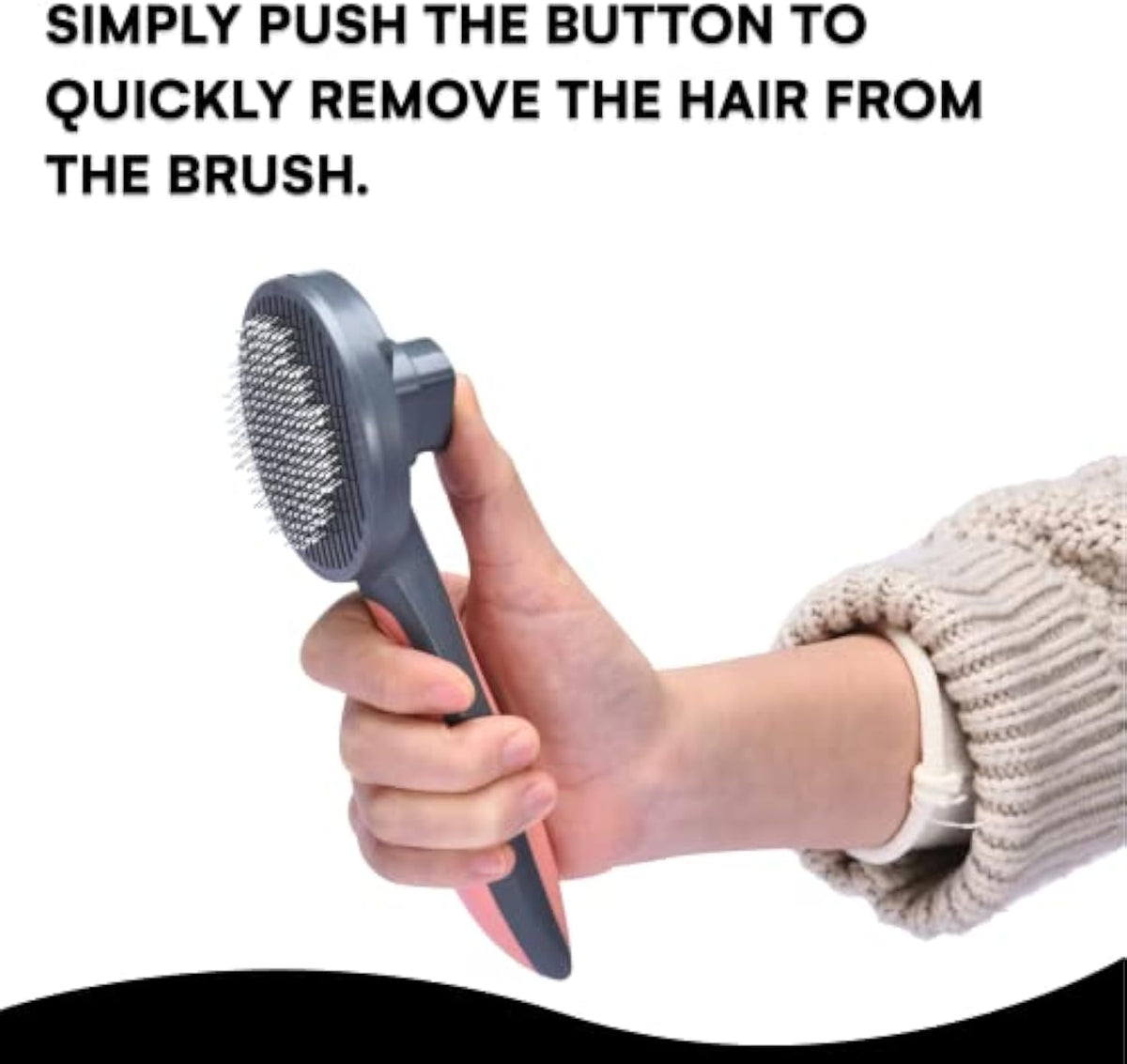 Self-Cleaning Slicker Brush for Dogs & Cats