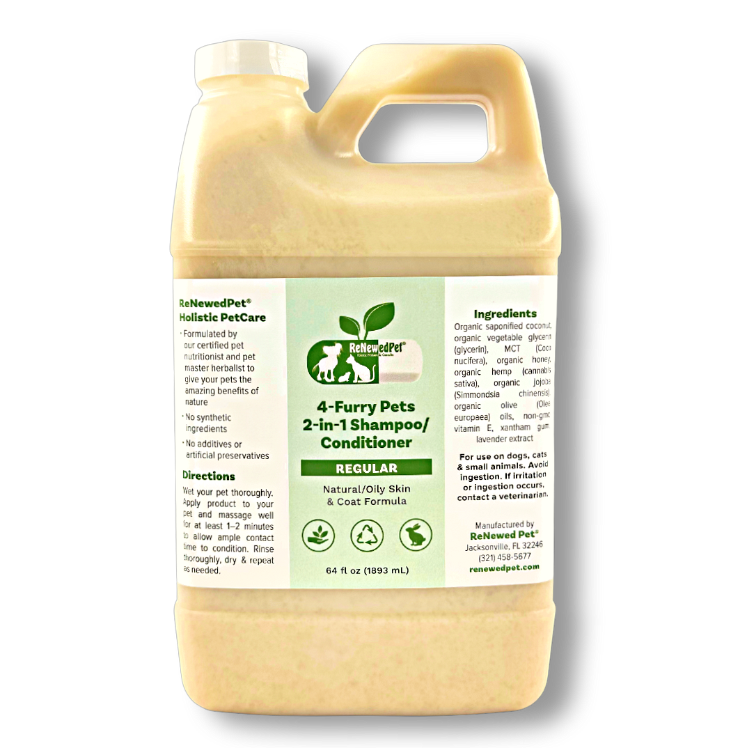 4-FURRY PETS 2-IN-1 *REGULAR SHAMPOO & CONDITIONER