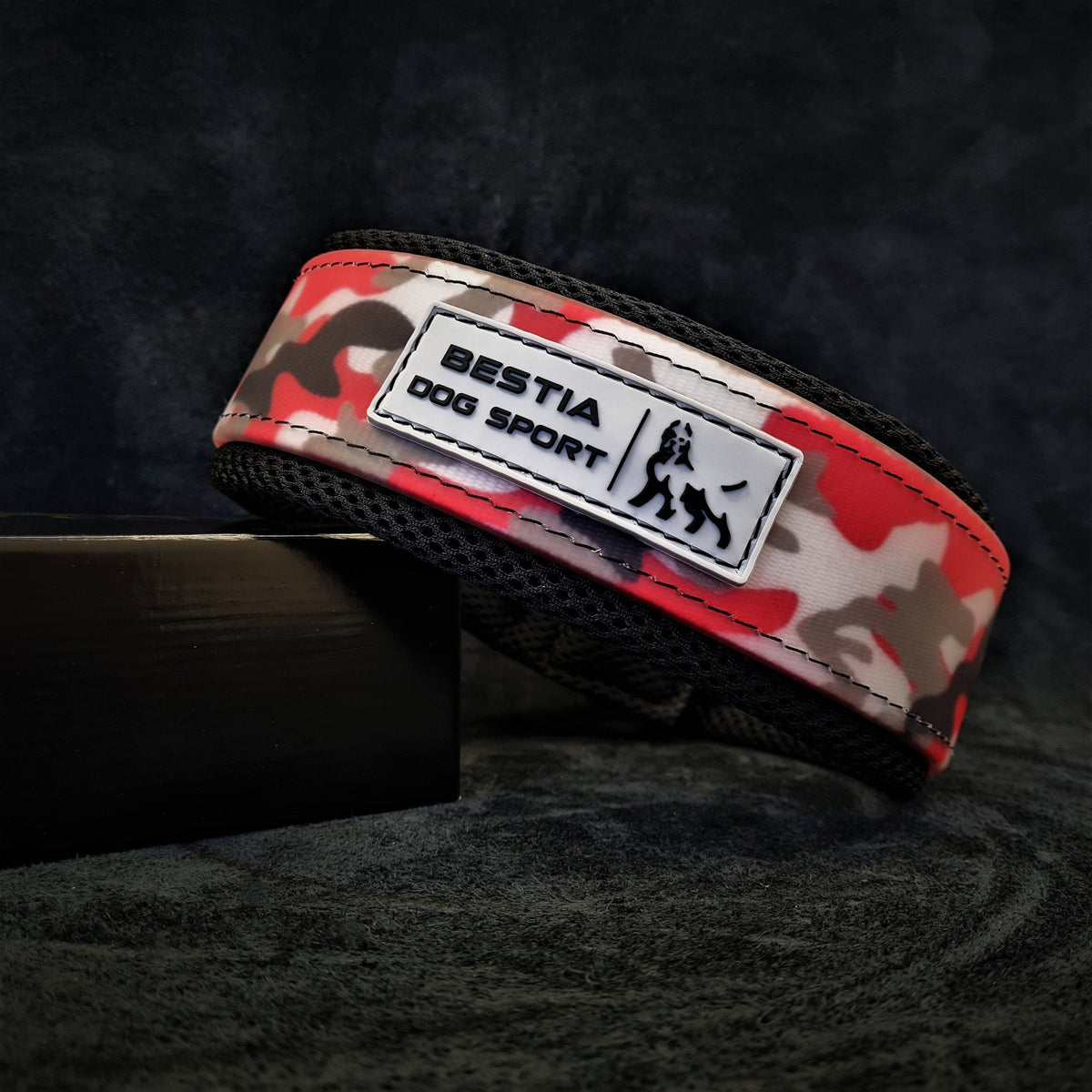 Bestia Dog Sport Collar Red Camo