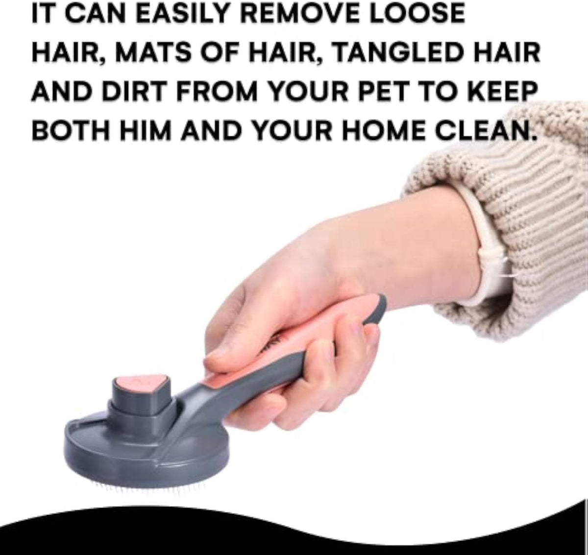 Self-Cleaning Slicker Brush for Dogs & Cats