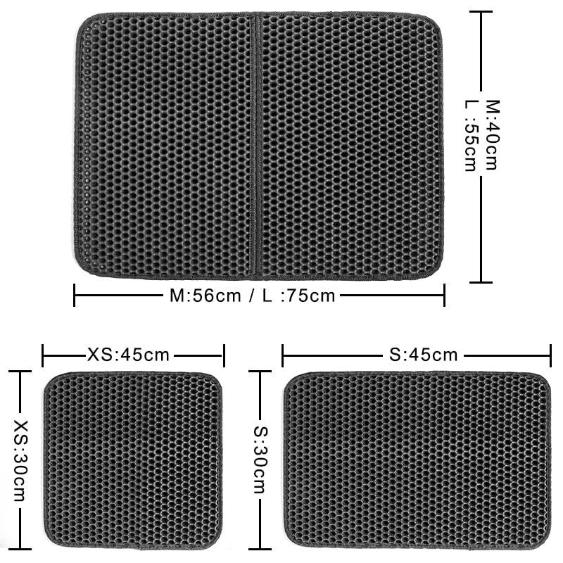Waterproof Double-Layer Cat Litter Trapping Mat