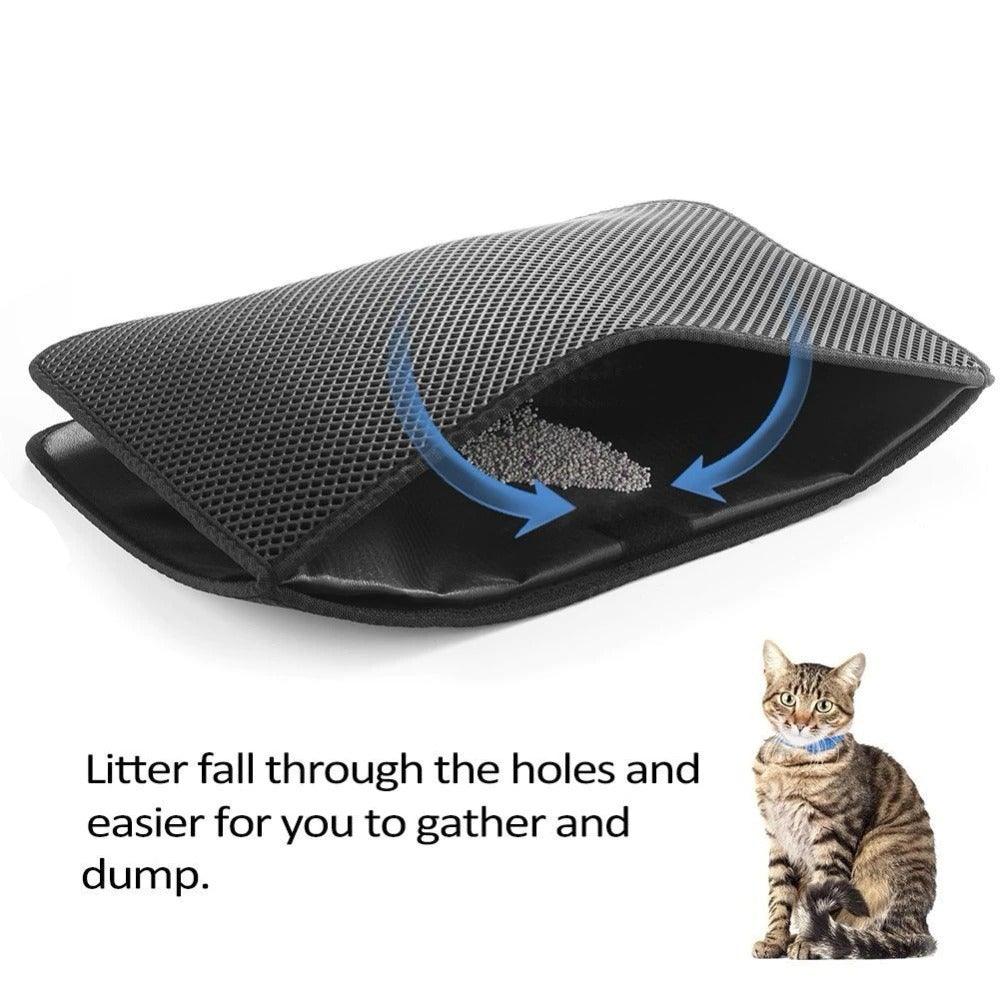 Waterproof Double-Layer Cat Litter Trapping Mat