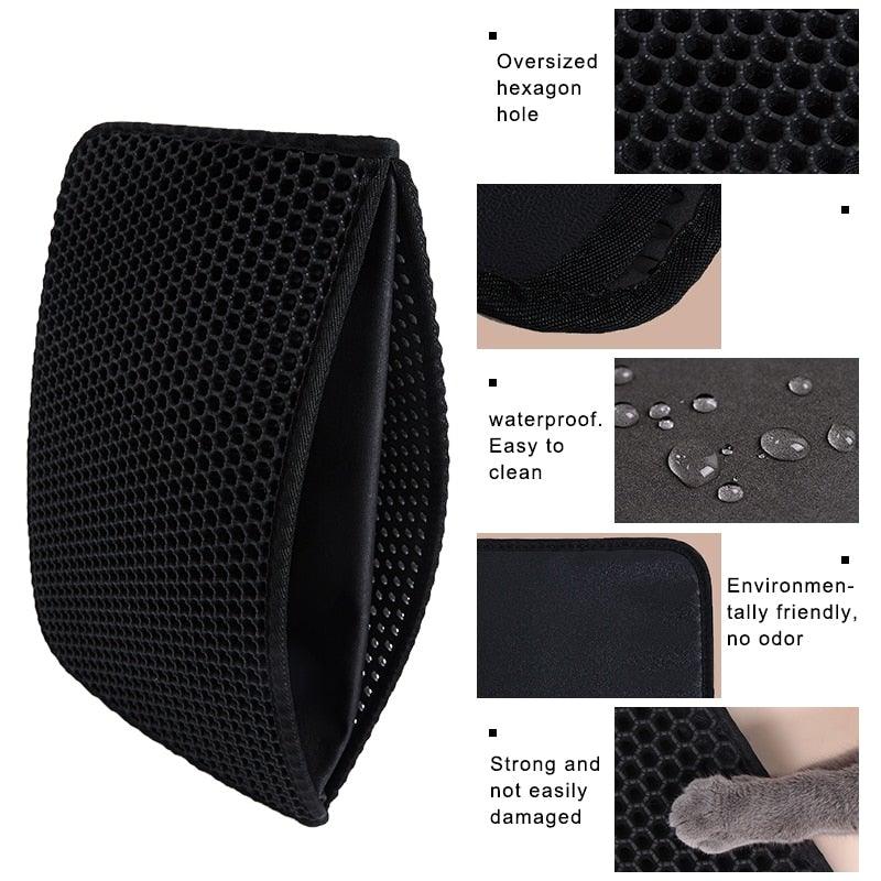 Waterproof Double-Layer Cat Litter Trapping Mat