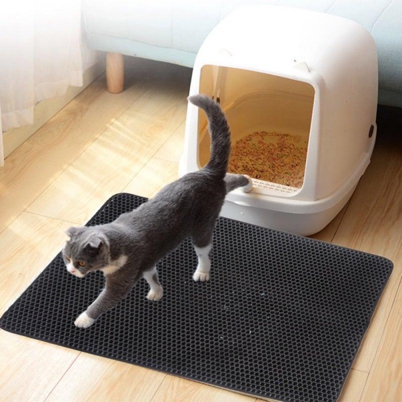 Waterproof Double-Layer Cat Litter Trapping Mat
